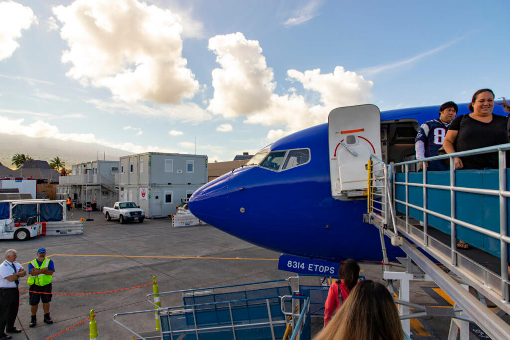 Southwest Airlines 1503 Honolulu - Kona