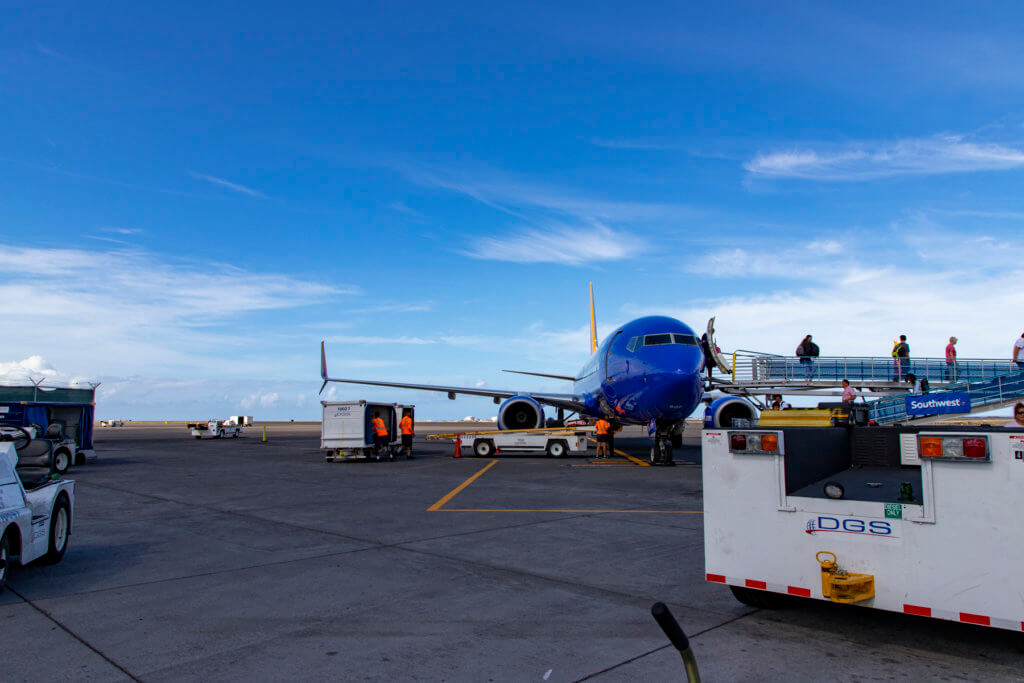 Southwest Airlines 1503 Honolulu - Kona