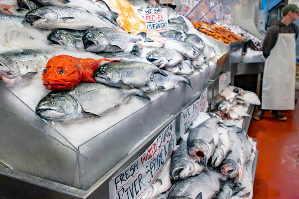 Shopping at Pike Place Market