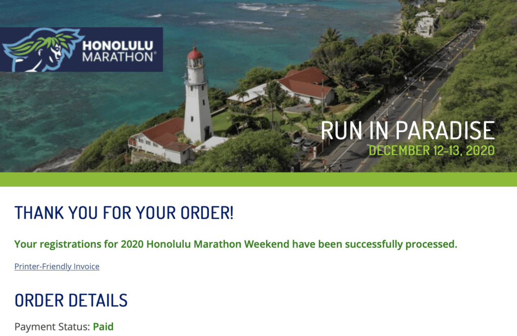 The 2020 Honolulu Marathon is Still On