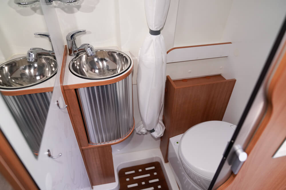 smallest RVs with a bathroom