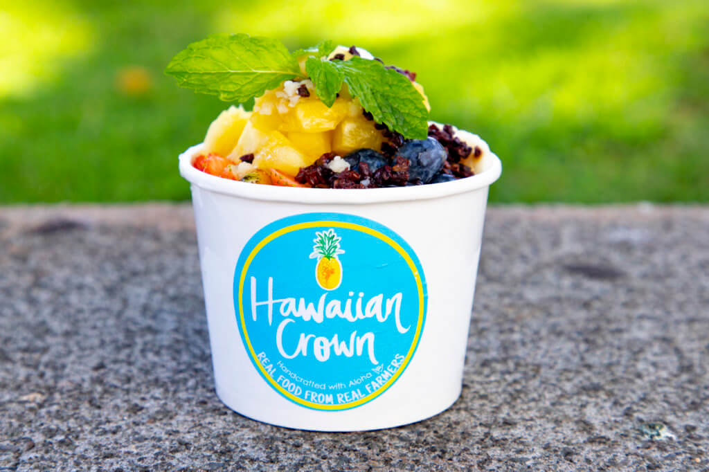 Hawaiian Crown Cafe açaí bowl