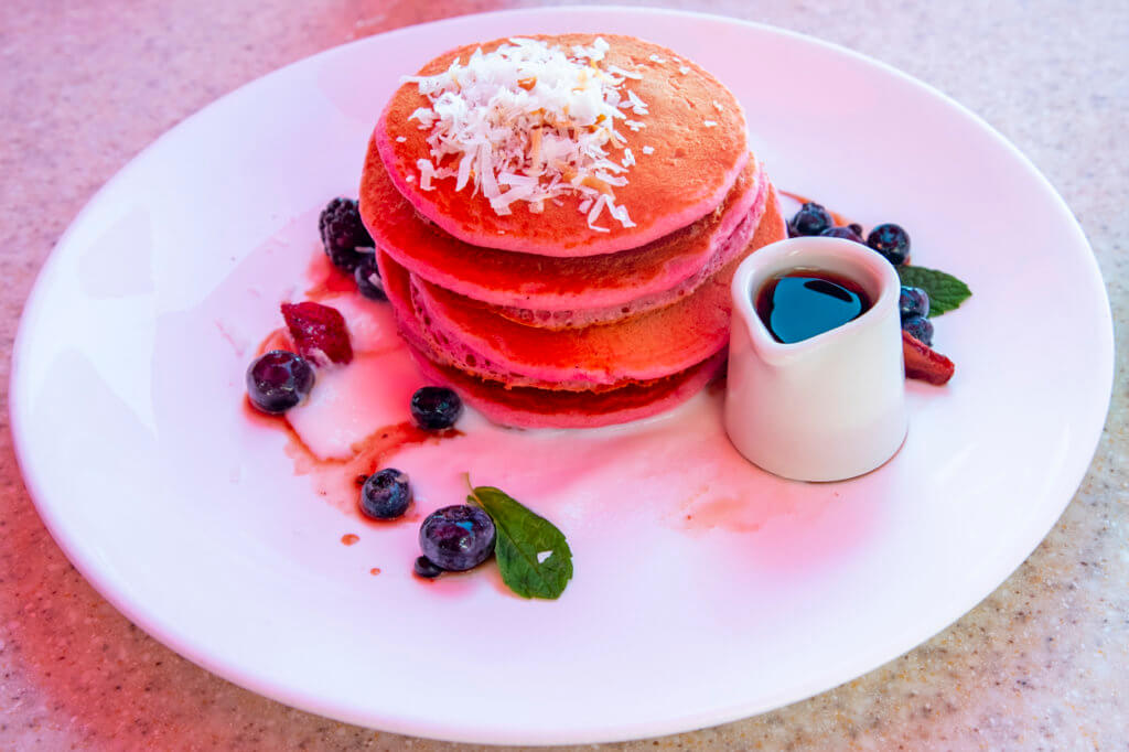 Mai Tai Bar Breakfast - Pink Palace Pancakes