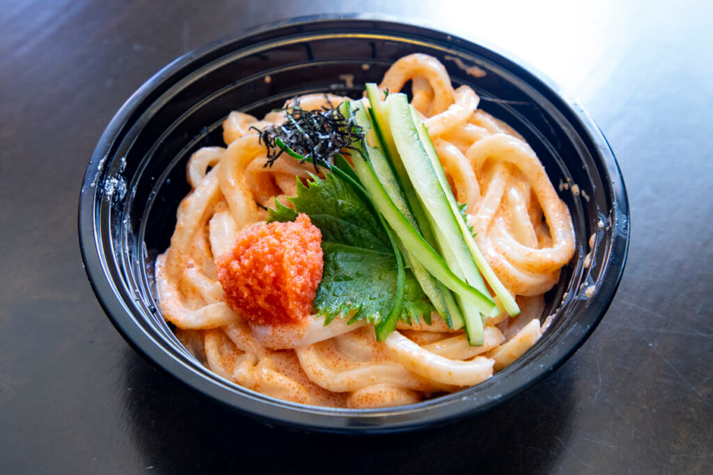 Tsurutontan Waikiki Cold Mentai Caviar Udon