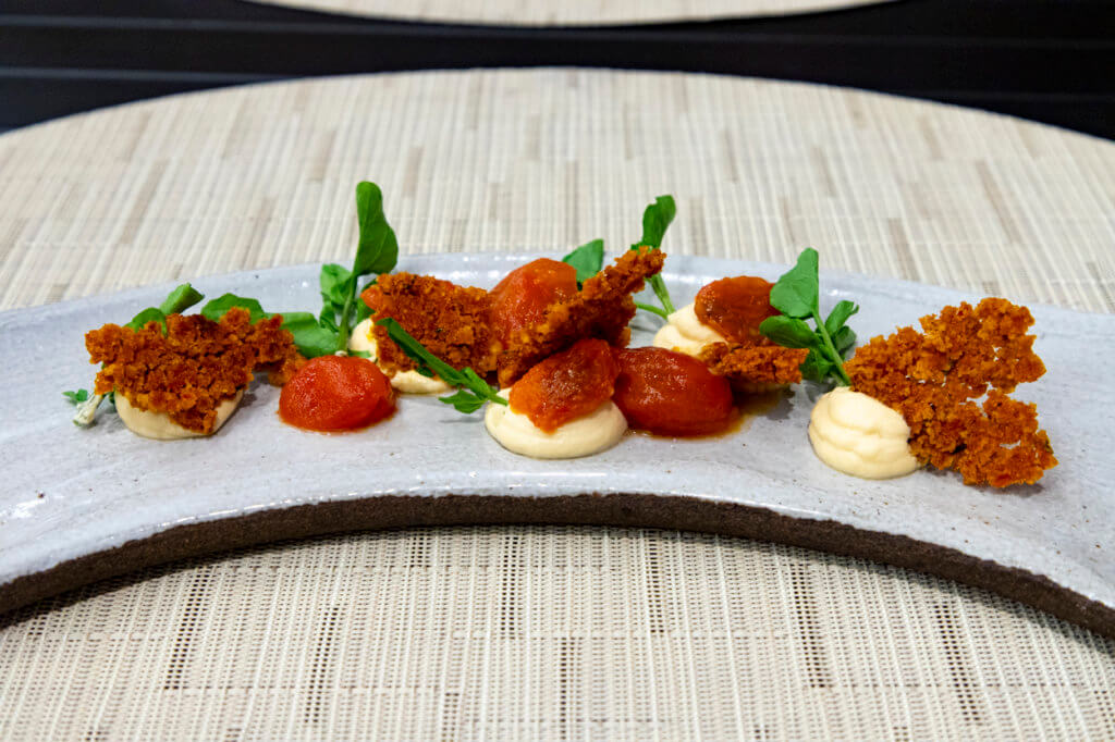 Na'au Hilo x PAI Honolulu Collab Dinner 2021 Tomato Salad