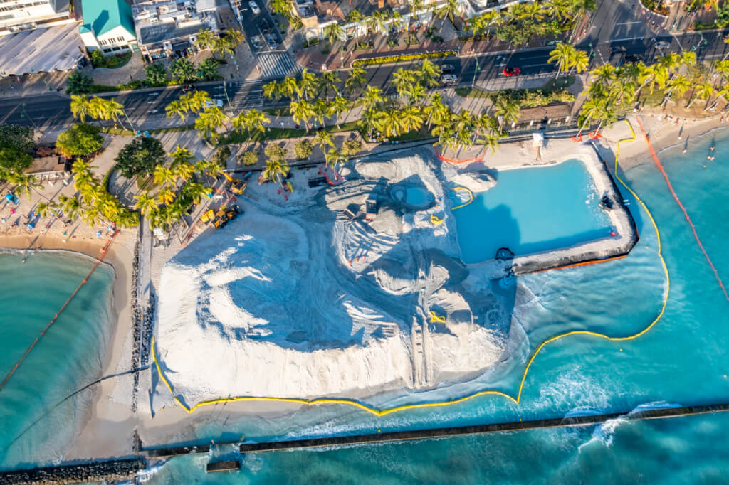 Waikiki Sand Replenishment 2 to Finish Early