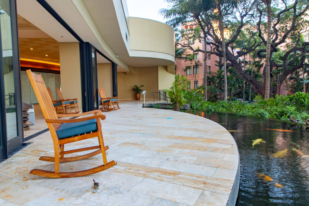 Sheraton Waikiki rocking chairs