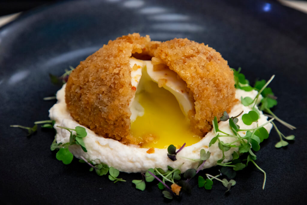 Na'au Hilo + PAI Honolulu Collab 2021 Part 2 - 'nduja & goat cheese arancini