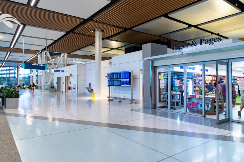 The New Honolulu Airport Mauka Concourse concession