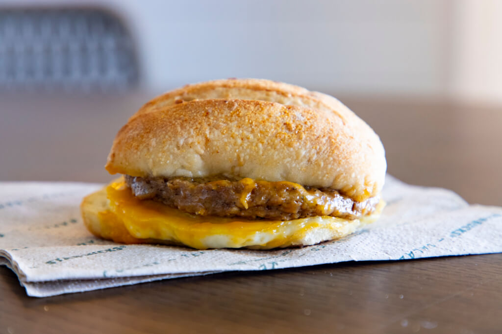Starbucks Impossible Sausage Sandwich