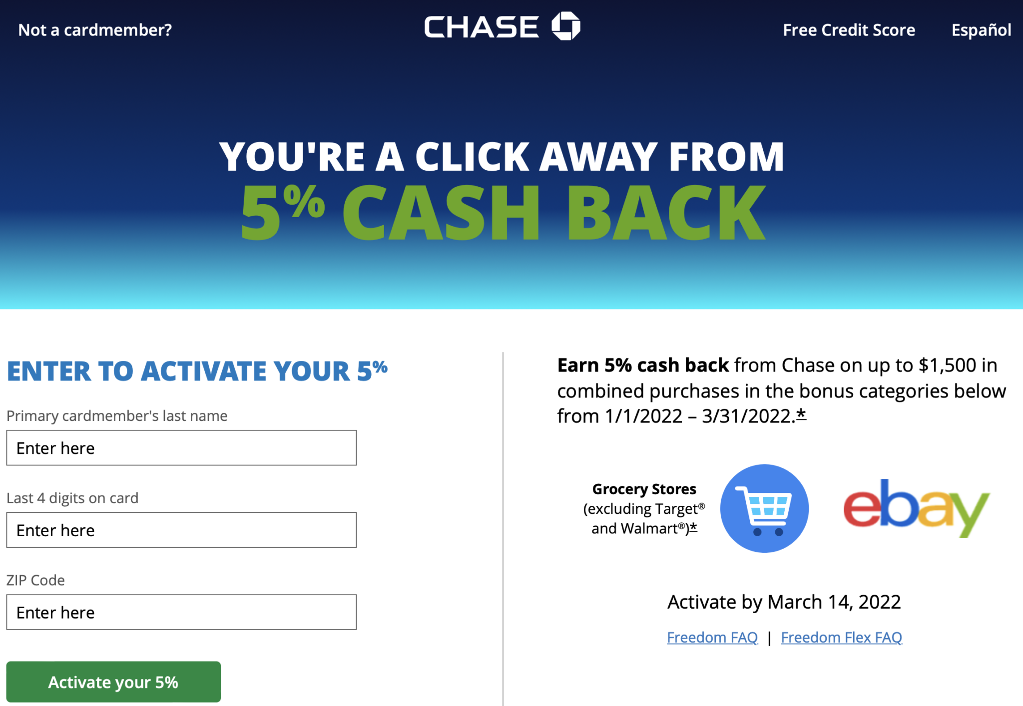 Activate Your Chase Freedom Q1 2022 Bonus Jeffsetter Travel