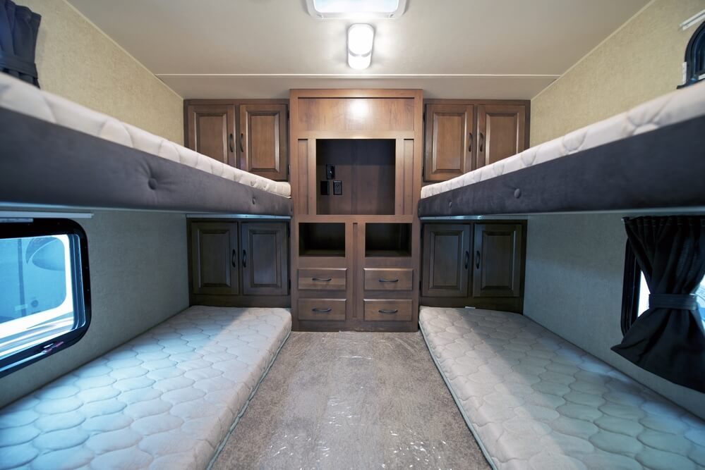 travel trailer with a bunk room