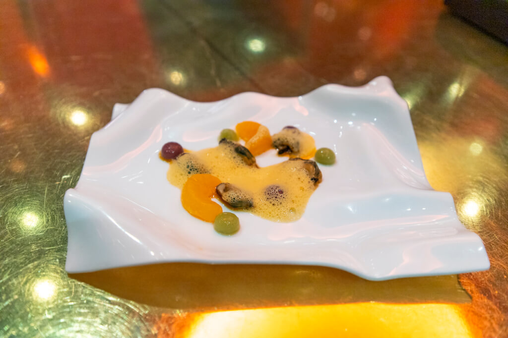 e! by Jose Andres - mussel escabeche