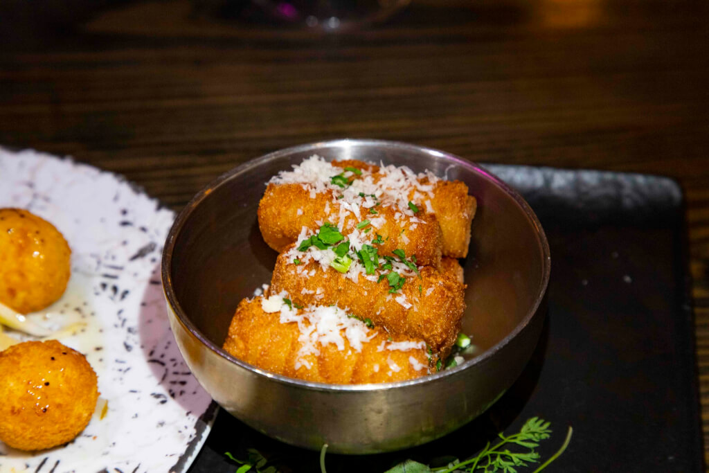 Vanderpump Cocktail Garden Potato Puffs