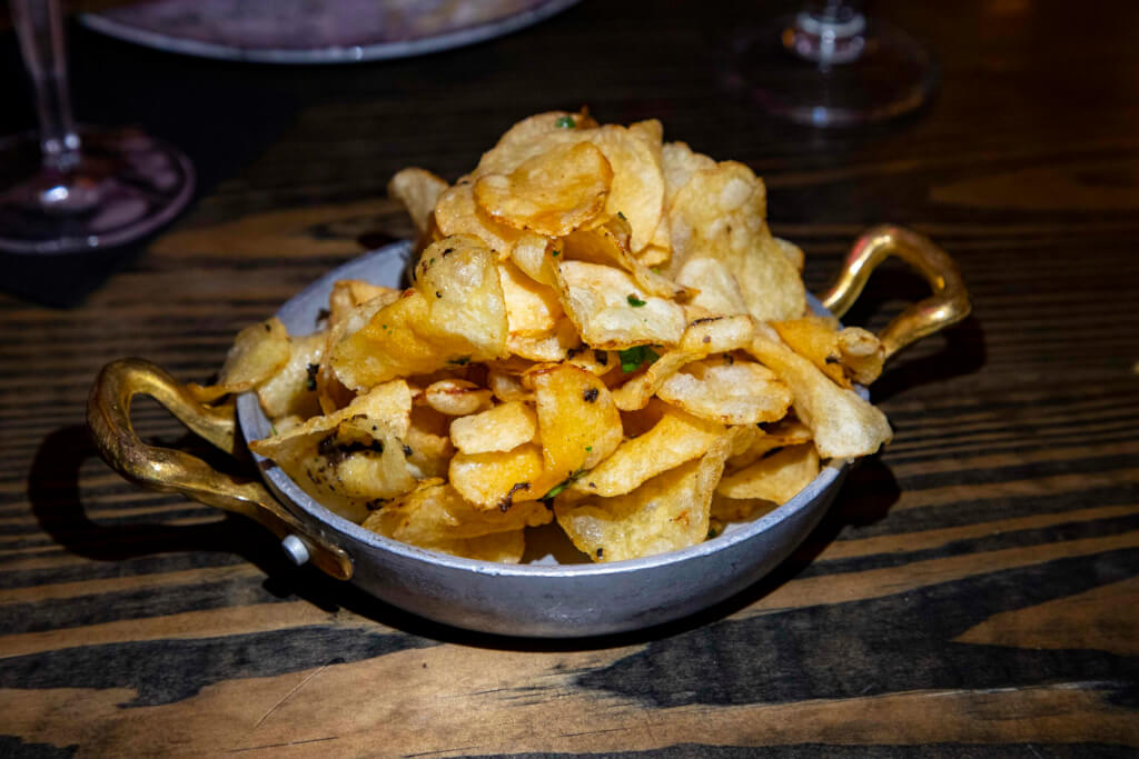 Vanderpump Cocktail Garden Truffled Potato Chips