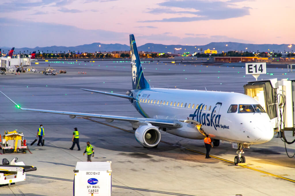 Alaska Air 3384 Las Vegas to Los Angeles