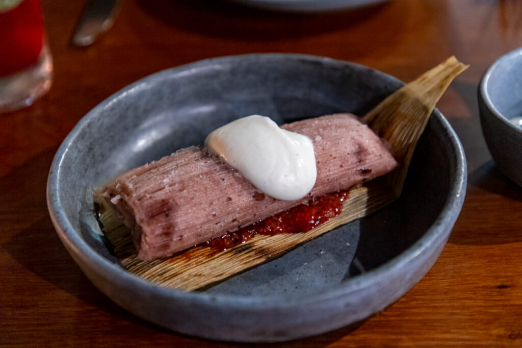 Taco Maria Tamal de Fresa