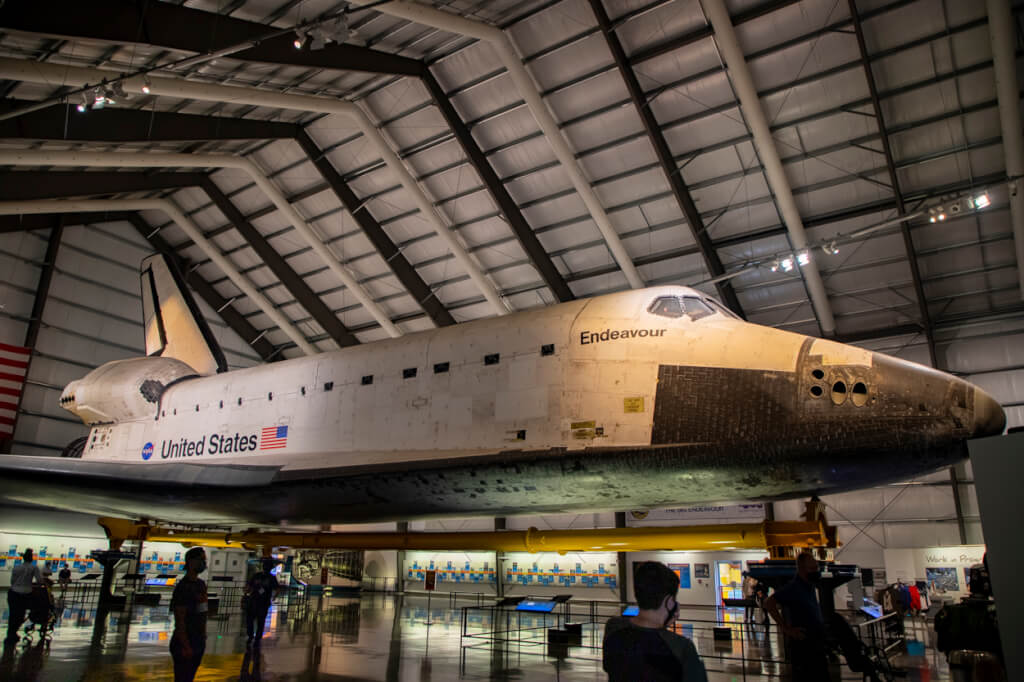 Visiting Space Shuttle Endeavour