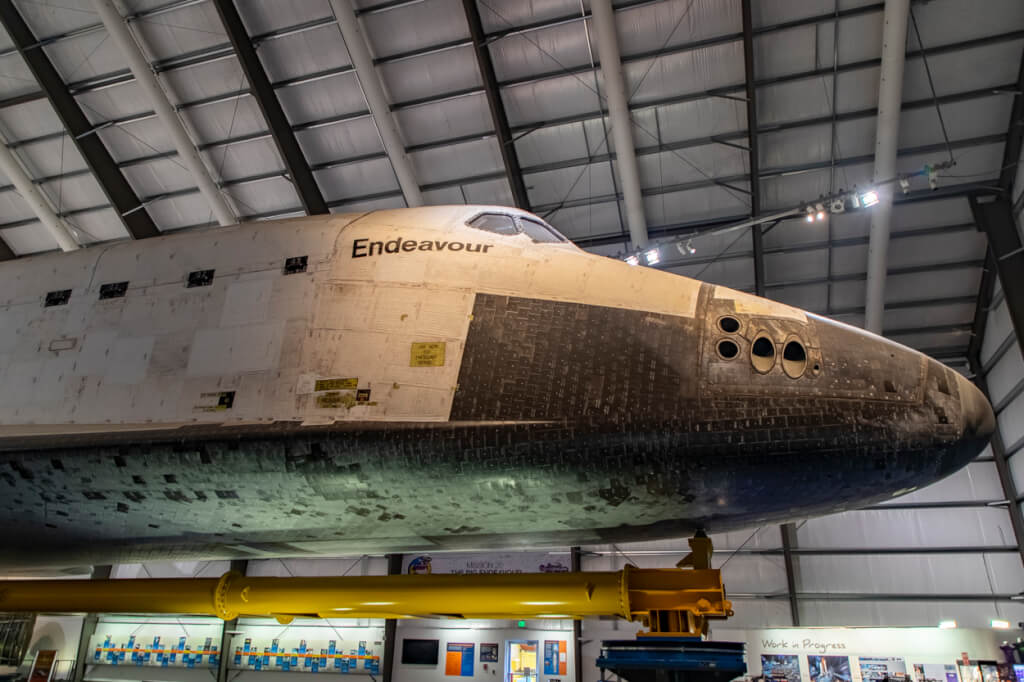 Visiting Space Shuttle Endeavour