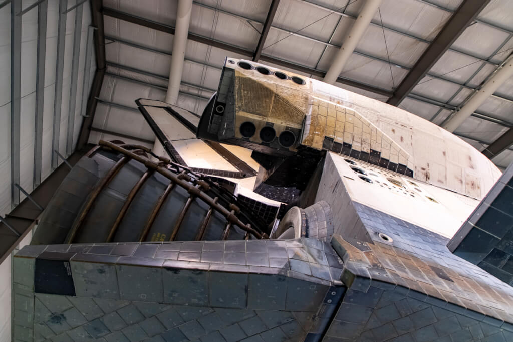 Visiting Space Shuttle Endeavour