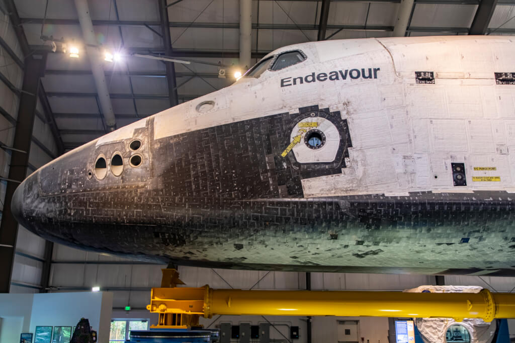 Visiting Space Shuttle Endeavour