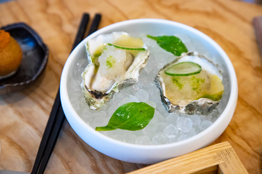 Bar Maze Omakase Dinner - oysters