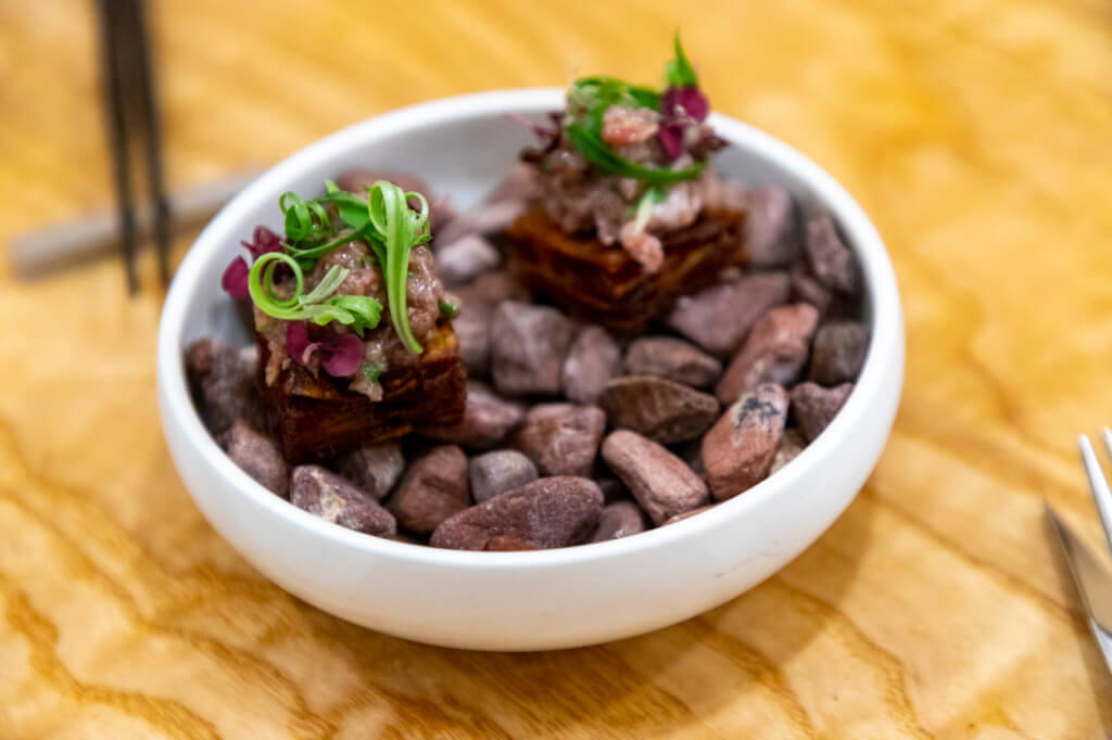 Bar Maze Omakase Dinner - wagyu tartare