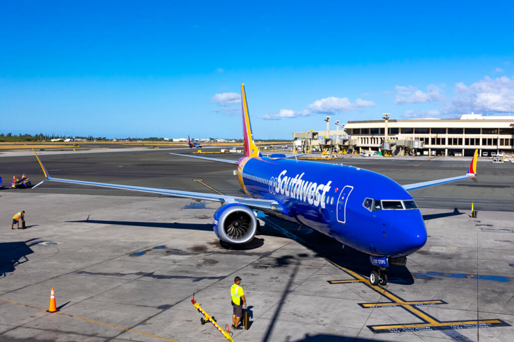 Southwest 1173 Honolulu to Hilo