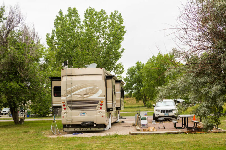 Small Class A RVs with Opposing Slides