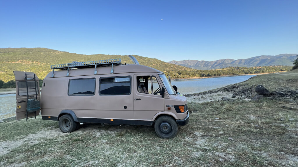 beth's rv next to water