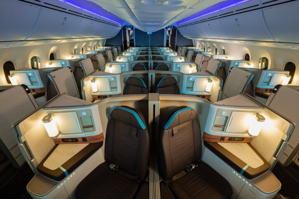 Hawaiian 787 Interior
