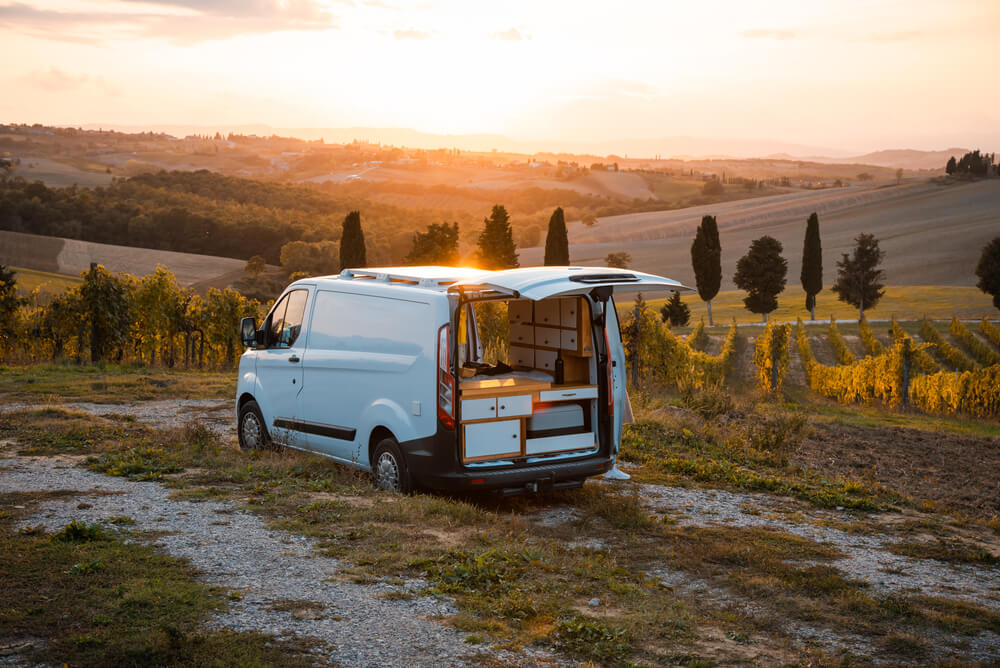 custom converted camper van