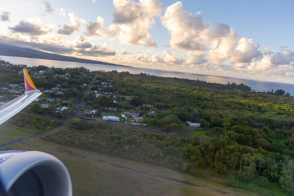 Southwest 851 Hilo to Honolulu