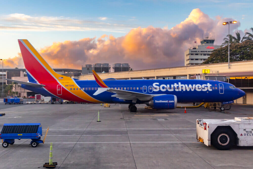 Southwest 851 Hilo to Honolulu