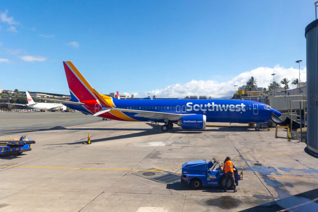 Southwest 3524 Honolulu to Kahului 