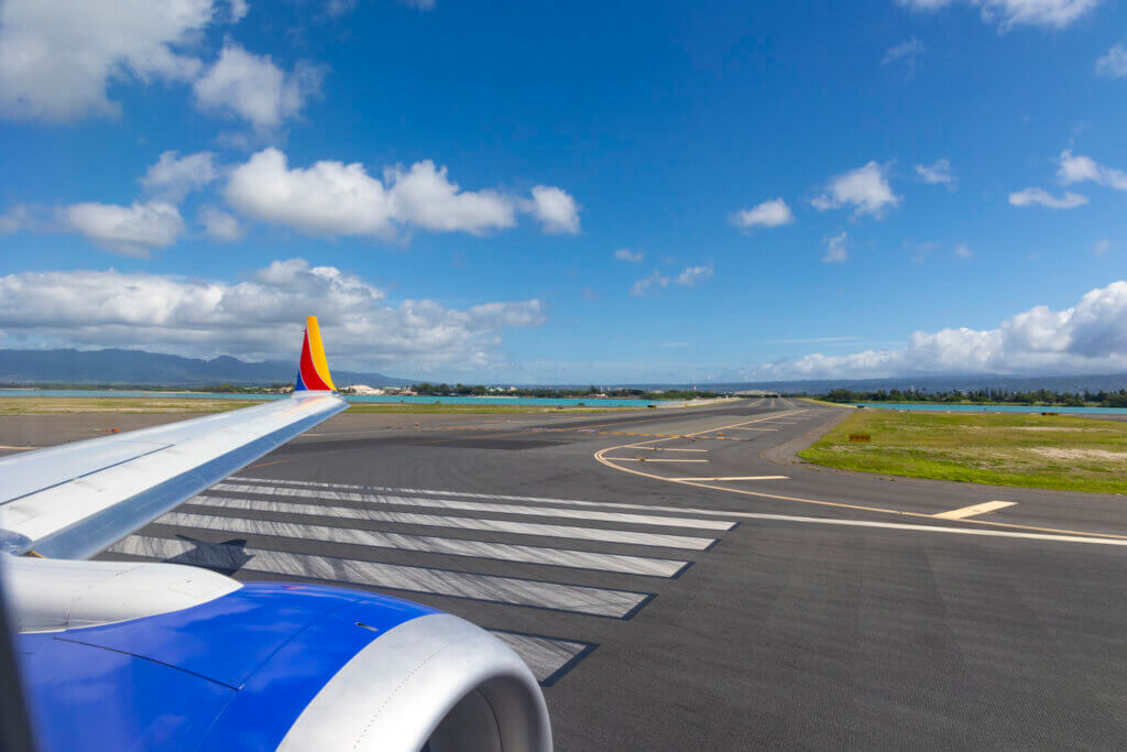 Southwest 3524 Honolulu to Kahului 