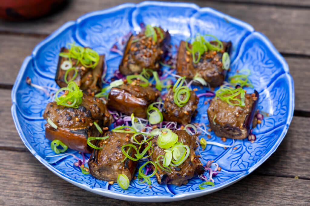Wabisabi Hawaii miso eggplant