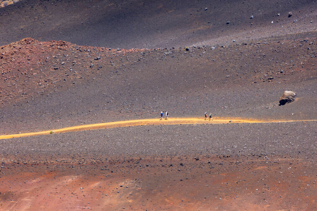 Day of Hiking in Haleakalā National Park - summit view