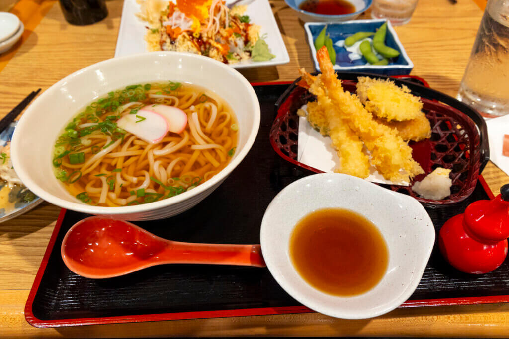 Mr Ojisan tempura udon