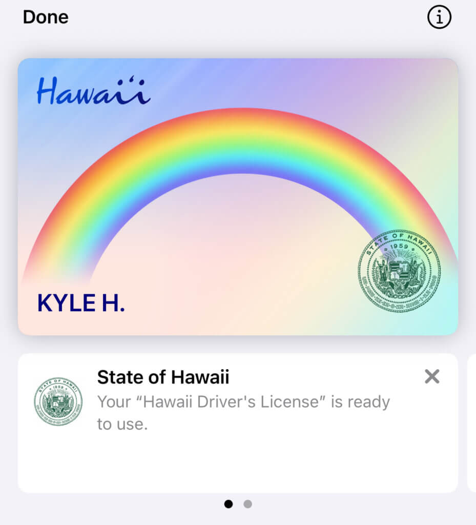 Hawai'i IDs Are Now Available in Apple Wallet
