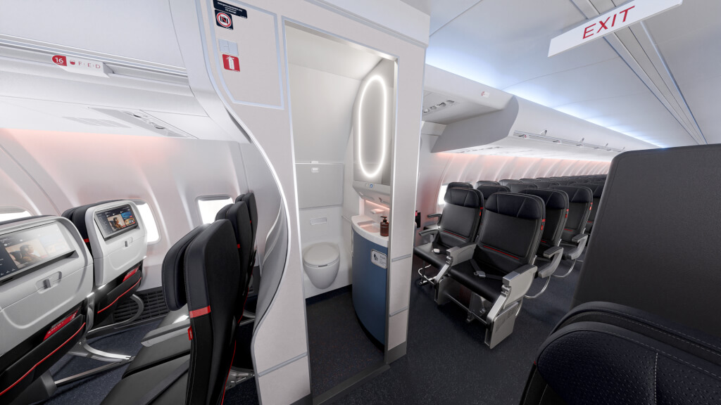Delta Unveils New Cabin Interiors - lavatory