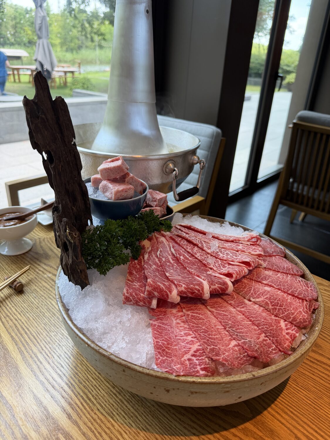 The wagyu.