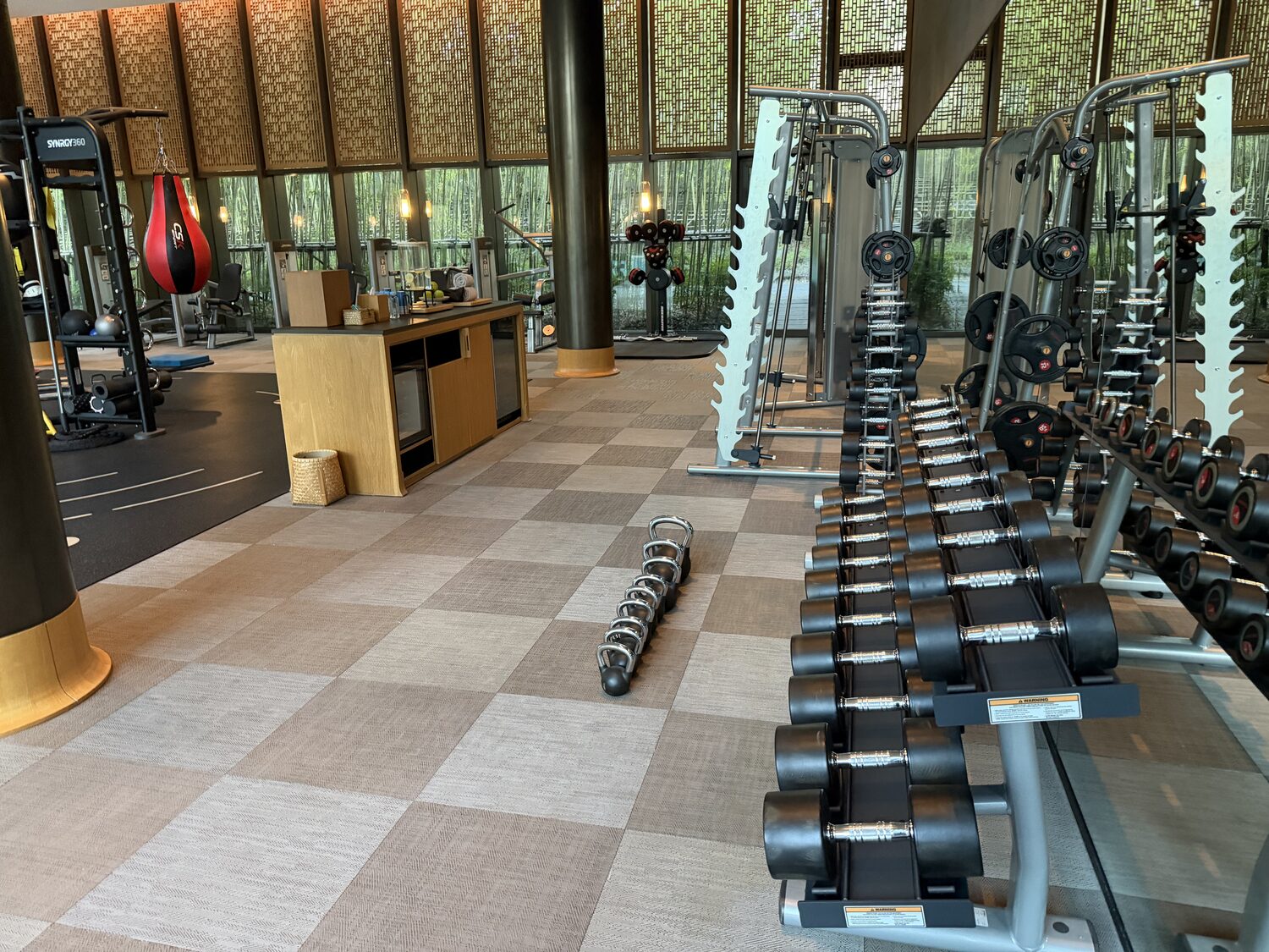 Free weights.