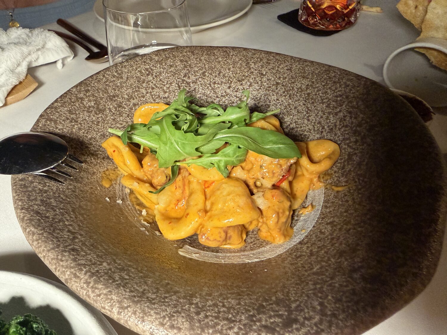 The pasta.