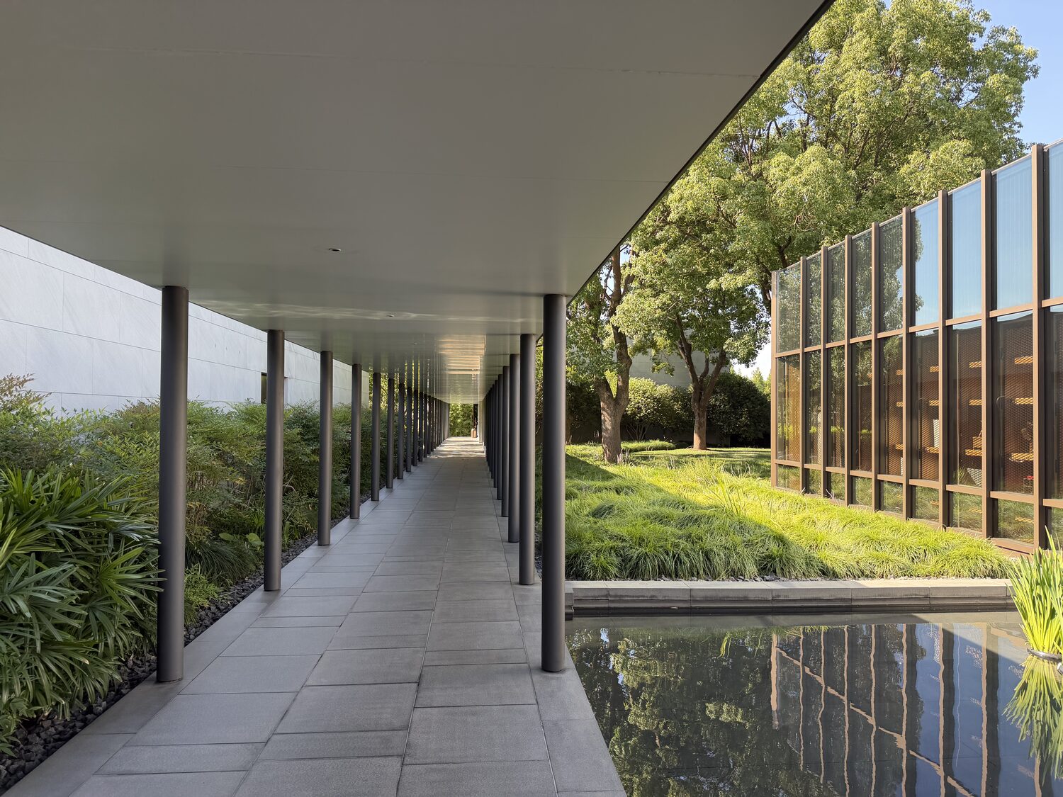 The corridor.