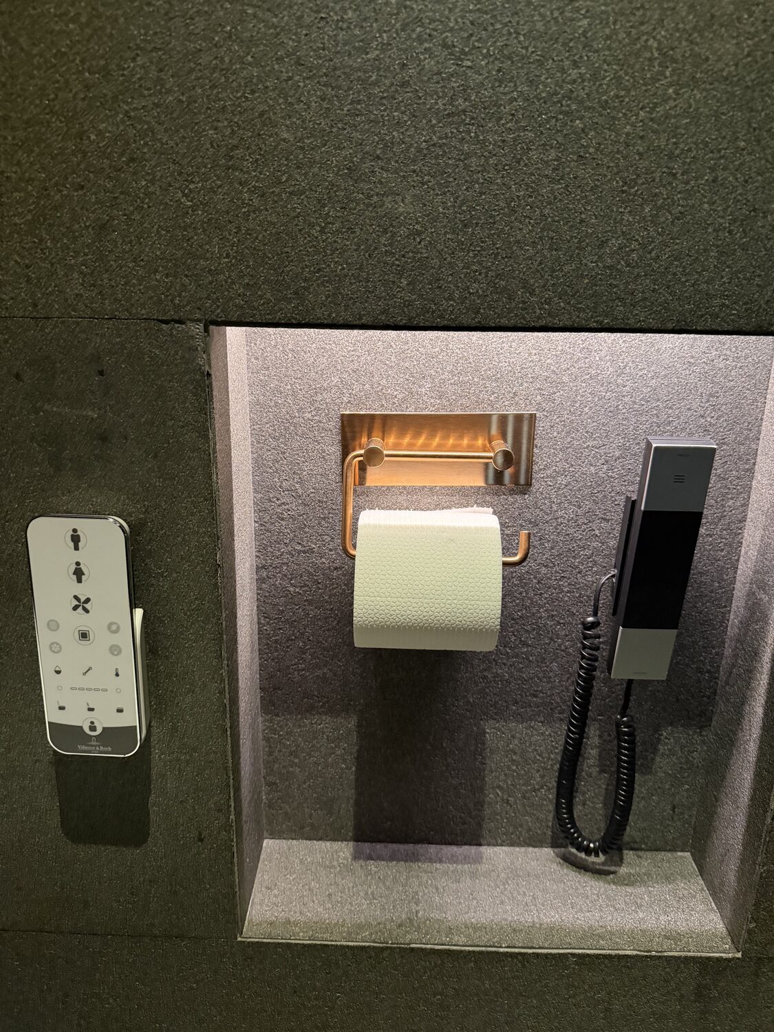 Controls and a phone, because of course.
