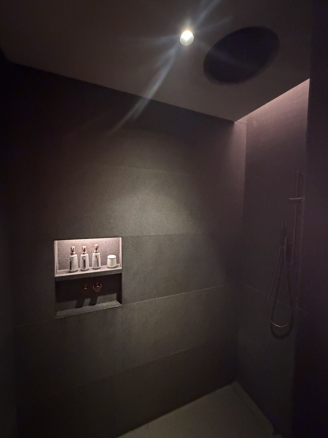 The shower.